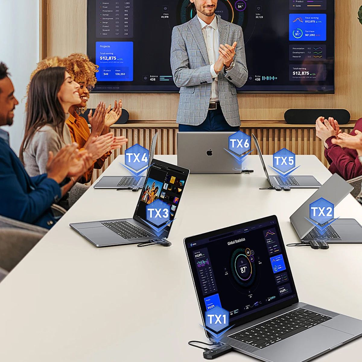 BeamixHD Trådløs HDMI Sender Mottaker