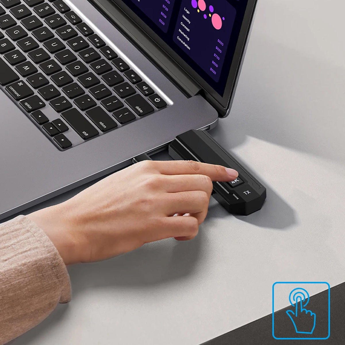 BeamixHD Trådløs HDMI Sender Mottaker